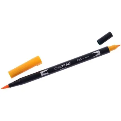 Produktbild von Tombow Tombow ABT Dual Brush Pen 985 Chromgelb