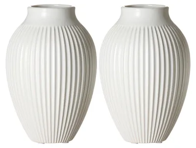 Produktbild von Ritzenhoff & Breker Alsta Vase 19 cm 2er Set - Weiß