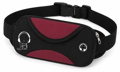 Image de Bandeau de course pour enfants avec logo réfléchissant et fermeture éclair