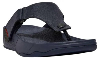 Produktbild von FitFlop - Sandalen für Herren, Leder, Zehentrenner, Flach GT18309 (45 EU) (Marine)