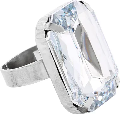 Produktbild von Ring mit weißem Schmuckstein