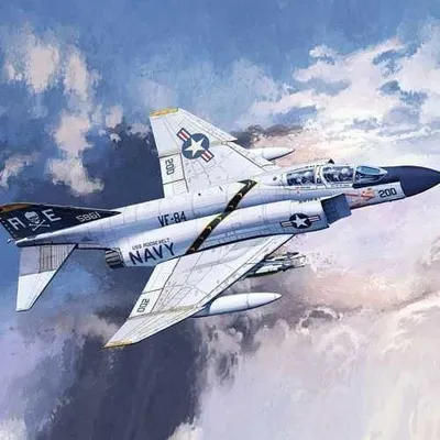 Obrázek produktu pro Model Kit letadlo 12529 - USN F-4J "VF-84 Jolly Rogers" (1:72)