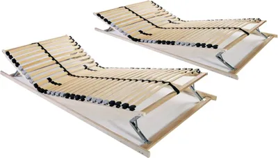 Produktbild von Lattenroste 2 Stk. mit 28 Latten 7 Zonen 80x200 cm