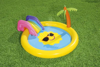 Immagine prodotto di Piscinetta gonfiabile Isola del Sole con scivolo Bestway 53071