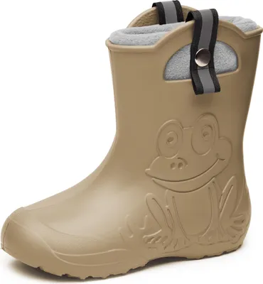 Produktbild von Ladeheid Kinder Federleichte Gummistiefel Thermo Fütterung Mädchen Jungen Rutschfest Regenstiefel Kinder Regenschuhe LA-CA-Frog245 (Gelb, 32/33 EU).