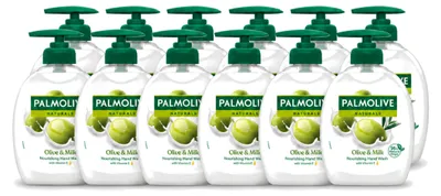 Produktbild von 12 x Palmolive Handseife Milch & Olive - 300 ml - Vorteilspackung - 12 Stücke