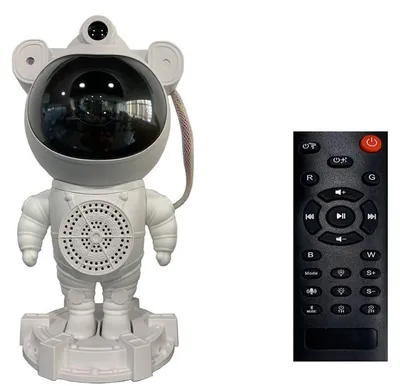 Immagine prodotto di Proiettore LED Uniq Astronaut con cielo stellato, luce notturna, altoparlante Bluetooth e telecomando