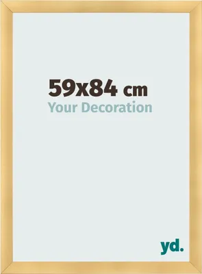 Image de Cadre photo, 59x84 cm, or mat, MDF, Pisa