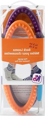 Productafbeelding van Sokken Breiset - Breien Hulpmiddel - Sokken Maken - Stationaire Weefgetouwen - 2 Stuks - N.v.t.