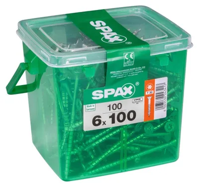 Obrázok produktu pre SPAX univerzálna skrutka WIROX, 6x100 mm, 100 kusov, 4191010601009