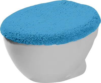 Produktbild von Erwin Müller WC-Deckelbezug Stuttgart" blau 45x50 cm"