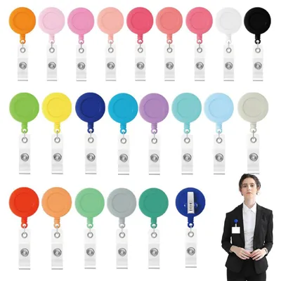 Produktbild von Schlüsselanhänger Set 22 Stück - Ausziehbarer Schlüsselanhänger mit Clip - Schlüsselband Keycord - Jojo Auswelter - 22 Farben