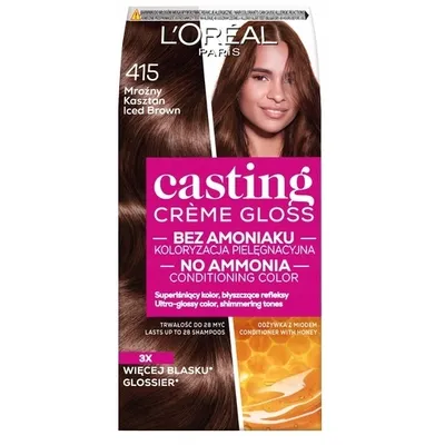 Obrázek produktu pro Farba do włosów Casting Creme Gloss 415 Mroźny Kasztan