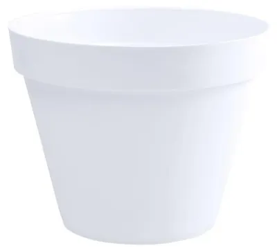 Produktbild von EDA Toskana Blumentopf - Kunststoff - weis - D30 x 26 cm