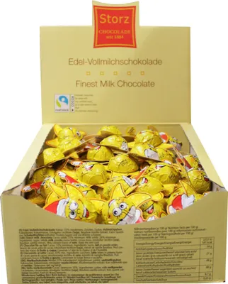 Produktbild von 120er SET Sternmännchen, lose 6,25 g / Schokolade Sterne / Stars / Weihnachten