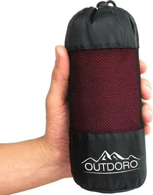 Produktbild von DigiRigi® Hüttenschlafsack – ultraleichter Reiseschlafsack aus 100% Baumwolle, 350 g, 220 x 90 cm, mit Kopfkissenfach & 180 cm Reißverschluss, kompakt und atmungsaktiv