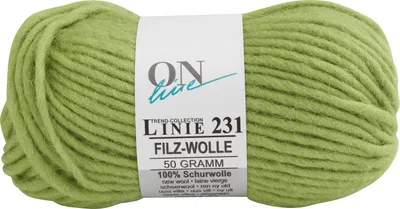 Produktbild von ONline Wolle Filzwolle, Linie 231 Farbe 0008