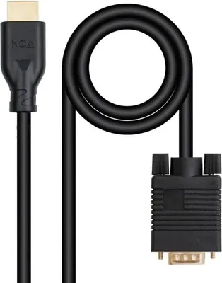 Produktbild von Nanocable 10.15.4602, 1,8 m, VGA (D-Sub), HDMI, Männlich, Männlich, Gerade