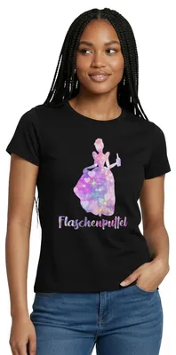 Produktbild von Spreadshirt JGA Frauen | Flaschenputtel Frauen T-Shirt, M, Schwarz