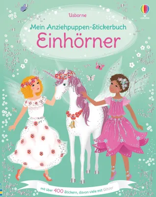 Produktbild von Mein Anziehpuppen-Stickerbuch: Einhörner