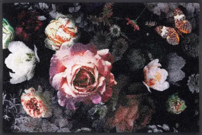 Produktbild von wash+dry Schmutzfangmatte Night Roses - 50 x 75 cm