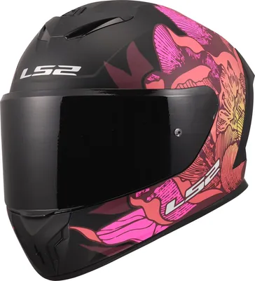 Immagine prodotto di LS2 FF820 Rapid III Poppies Casco, nero/rosa, XS (53/54)