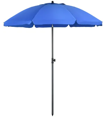 Produktbild von Outsunny Sonnenschirm Ø180cm Terrassenschirm mit UV-Schutz Verstellbarer Neigung