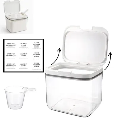 Image de Boîte de rangement pour lessive avec couvercle hermétique