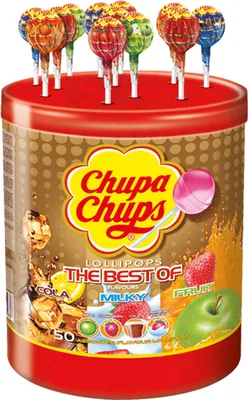 Obrázek produktu pro Chupa Chups Best of lollipops ovocné krémové příchutě 600g