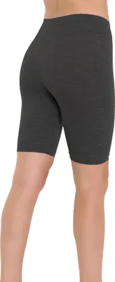 Produktbild von OCERA Damen Kurze Leggings (Radler) aus atmungsaktiver Baumwolle mit hoher Taille,  Standard 100 , Anthrazit - M