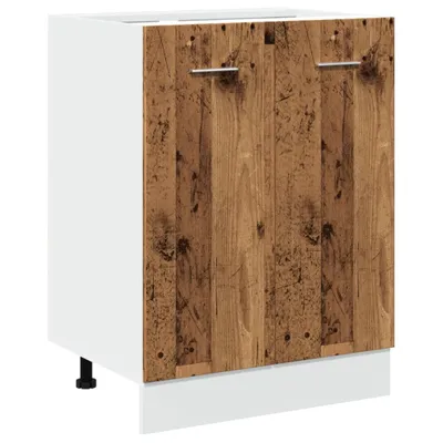 Image de Meuble bas "Lyon" Bois ancien 60 x 46 x 81,5 cm Bois d'ingénierie