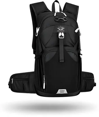 Produktbild von CarryQuest® - Outdoor Camping Rucksack 35L Nylon mit Rückenbelüftung Schwarz