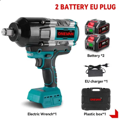 Image de Perceuse-visseuse sans fil – Couple de 3100 Nm – 2 batteries – Éclairage LED