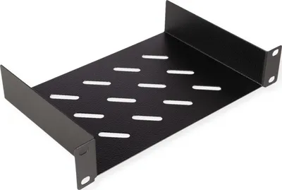 Produktbild von ROLINE 10-Zoll Fachboden 1 HE, 150 T schwarz