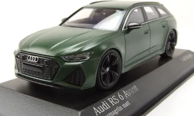 Produktbild von Minichamps 410018017 Audi RS 6 Avant Kombi 2019 matt grün 1:43