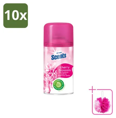 Productafbeelding van 10 x Navulverpakkingen voor geurverspreiders - Kersenbloesem - 250 ml - Voordeelverpakking - 10 stuks