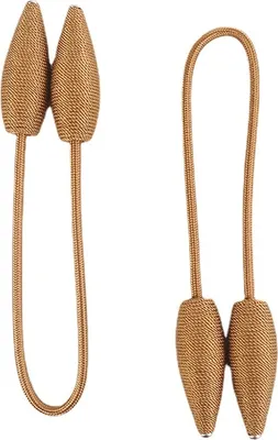 Obrázek produktu pro 2 Piece Curtain Tiebacks Clips Creative Window Drape Twist Tiebacks European Style Bespoke Curtain Holdbacks Decorative Curtains Holdbacks, Coffee