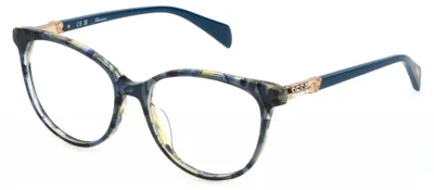 Produktbild von Blumarine VBM825S Avana blu lucida 54/16/135 Damen Brillen