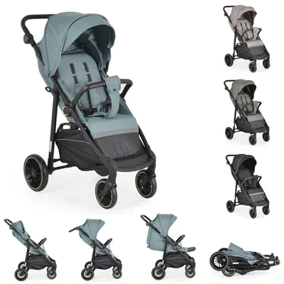 Produktbild von Moni Sommerkinderwagen Buggy, Kinderbuggy, Sonnendach, EVA-Räder, verstellbar grün