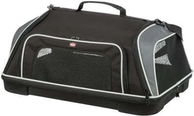 Zdjęcie produktu dla TRIXIE 28907, Miękki transporter dla zwierząt, Transporter do samolotu, Pies, 7 kg, Czarny, Poliester