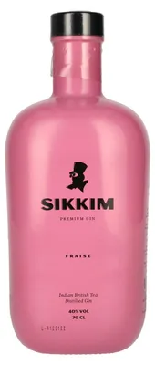 Produktbild von Sikkim Premium Gin Fraise 700ml 40% Vol.