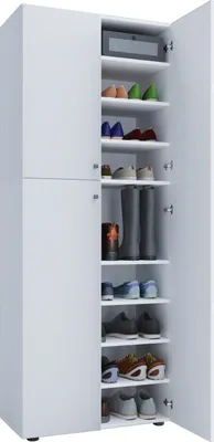 Obrázek produktu pro XXL dřevěná velká skříň na boty Lona 9
