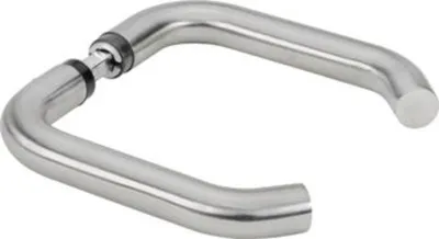 Produktbild von AMF Türdrücker-Lochteil 419L, Ede lstahl, TS30-50, runde Form