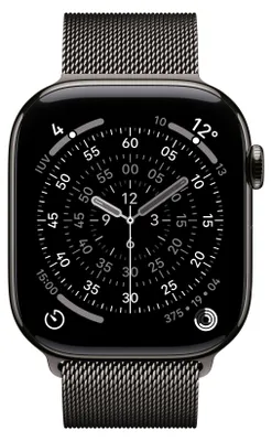 Image de Apple MFD44ZR/A Apple Watch Series 11 GPS + Cell 46mm Slate Titanium Case