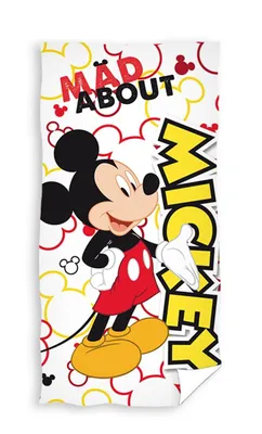 Zdjęcie produktu dla Ręcznik frotte Carbotex 70 x 140 cm Mickey i Przyjaciele