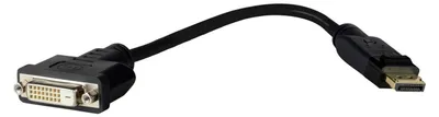 Image de VivoLink PRODPADAPDVI DisplayPort DVI Noir Adaptateur de câble vidéo (PRODPADAPDVI)