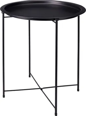 Produktbild von Beistelltisch NOAH schwarz DH 47x50 cm schwarz Kaffeetisch