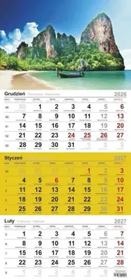 Immagine prodotto di Calendario 2025, formato tripartito, "Rzeka" – Michalczyk e Prokop