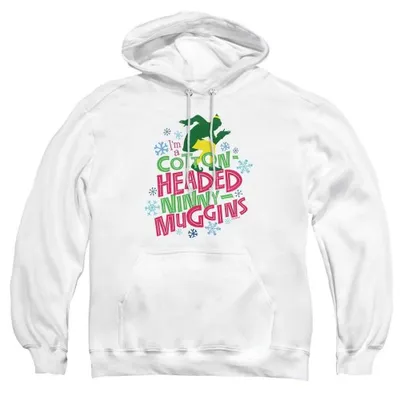 Productafbeelding van Elf - "Baumwolle Headed Ninny Muggins" hoodie voor heren/dames, uni model, TV37754 (maat M) (wit)