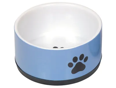 Zdjęcie produktu dla Miska ceramiczna Nobby Paw niebieska, wymiary: Ø 17 x 8 cm